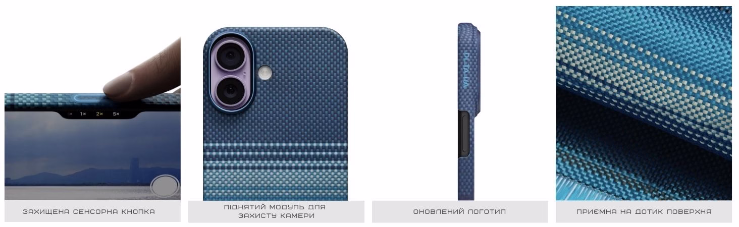 Чохол Pitaka Ultra-Slim Moonrise для iPhone 17 (KI1703) - 8